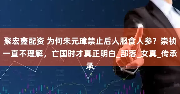 聚宏鑫配资 为何朱元璋禁止后人服食人参?崇祯一直不理解,亡国时才真正明白_部落_女真_传承