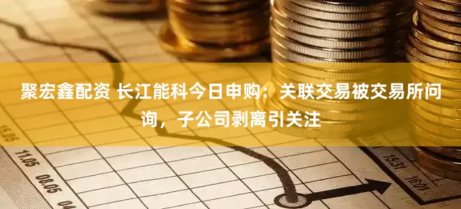 聚宏鑫配资 长江能科今日申购:关联交易被交易所问询,子公司剥离引关注